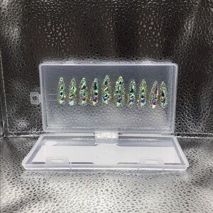 Full Bling Stiletto Press On Nails